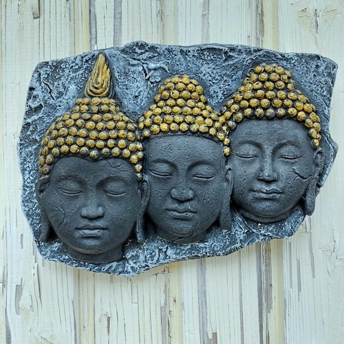 Buddha steinrelief wandrelief - buddha,