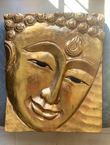 Buddha wandbild relief - buddha,