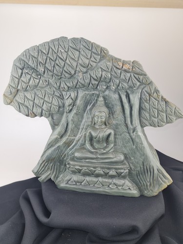 Großer stein buddha - stein,