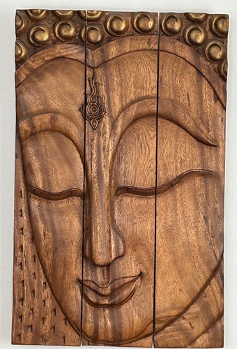 Buddha wandbild aus massivem - buddha,,