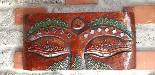 Buddha augen relief - augen,