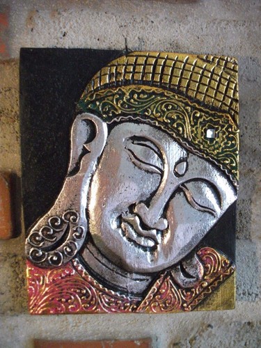 Buddha kopf relief feng shui - buddha,