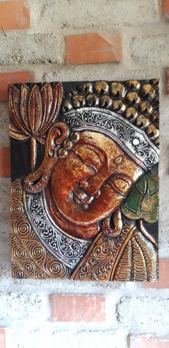Buddha kopf relief feng shui - kopf,