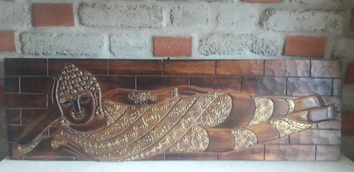 Buddha liegend relief feng - buddha,