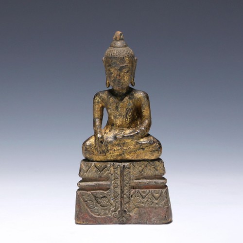 Kleine buddha statue holz mit - kleine,