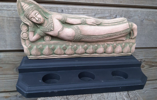 30cm steinguss buddha - buddha, relief