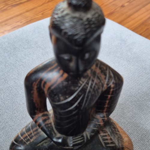 Buddha figur aus ebenholz - figur,