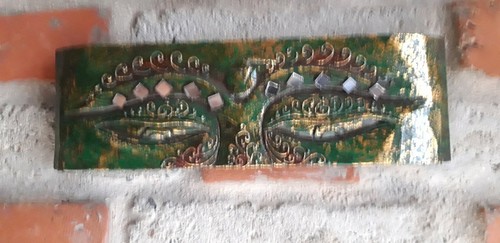 Buddha augen relief - relief, shui