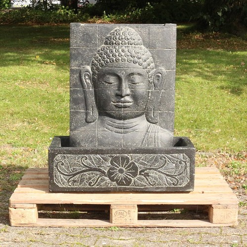Buddha brunnen stein relief - buddha,