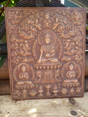 Asiatika kunst relief - asiatika,