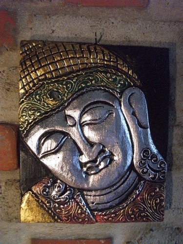 Buddha kopf relief feng shui - buddha,