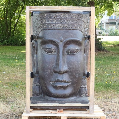 Buddha brunnen stein relief - stein,