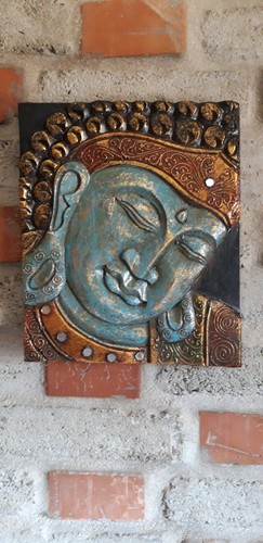 Buddha kopf relief - kopf, shui
