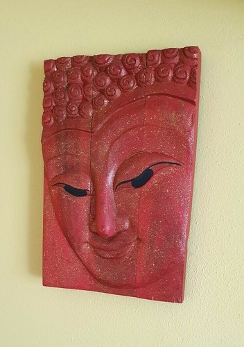 Buddha relief wandbild - buddha,
