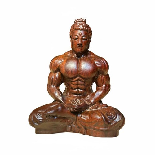 Bodybuilder-Buddha-Statue